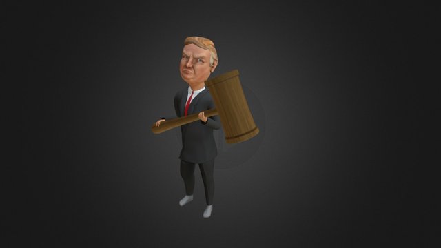 Donald Trump (Bash the Vote 2016) 3D Model
