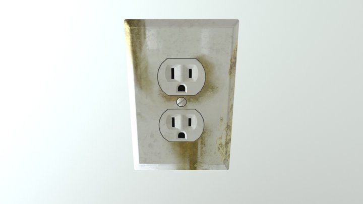 Dirty Outlet 3D Model