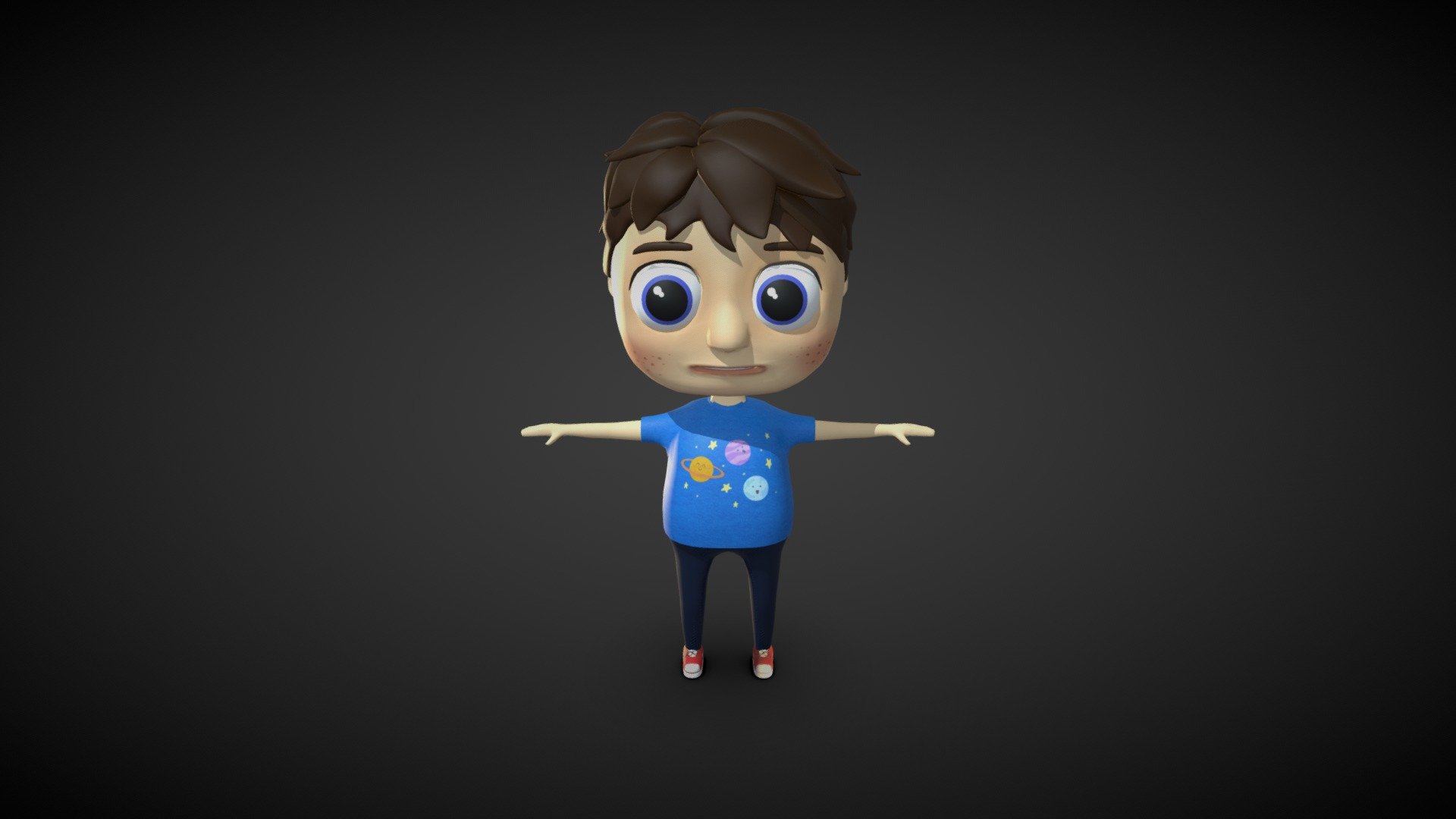 Cartoon Boy - 3D model by Pelin [36d0ff6] - Sketchfab
