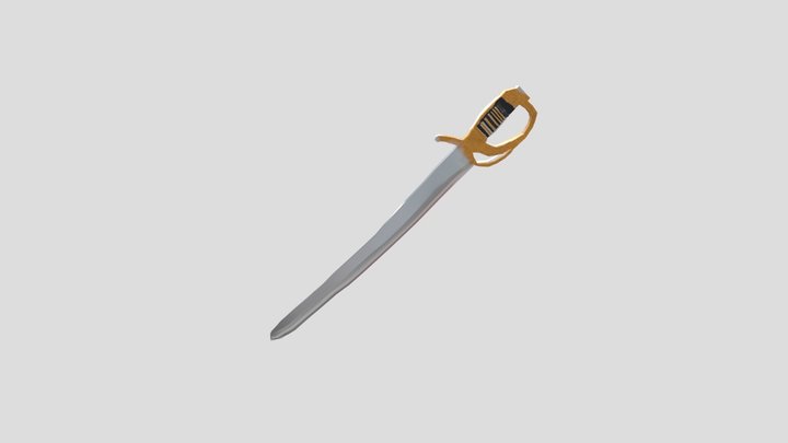 Officers sword 3D Model