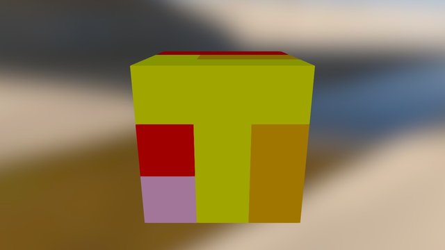 Puzzle Cube Assembly 3D Model