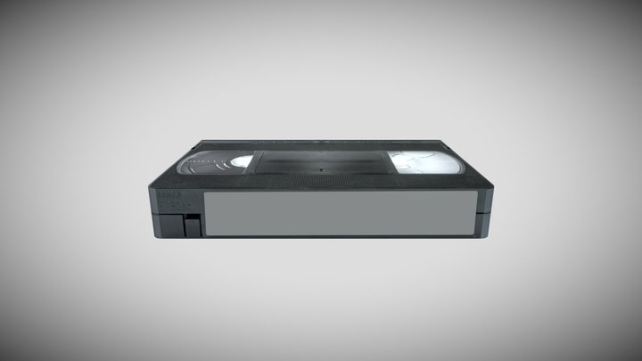 VHS Tape 3D Model