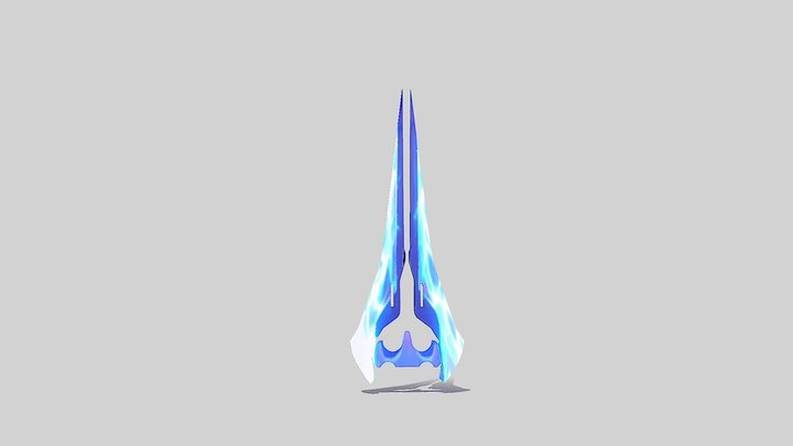 Aether Shard – Low Poly Energy Sword 3D Model