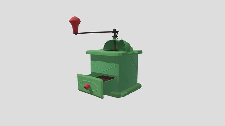 Coffee Grinder draft 3D Model