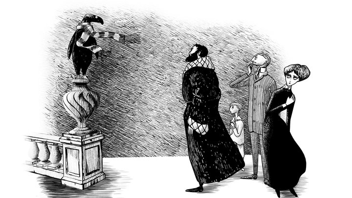 The Doubtful Guest - Edward Gorey [2] 3D Model