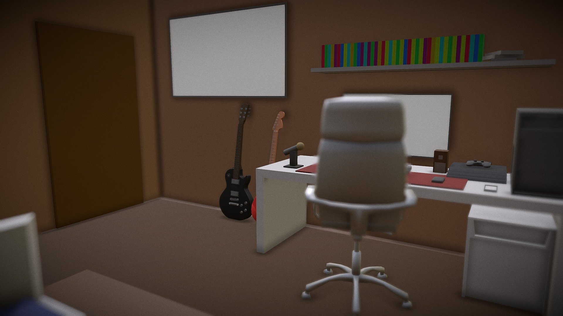 My Bedroom in Autodesk Maya