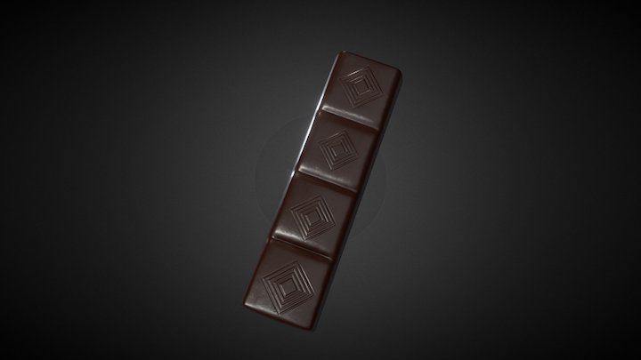Chocolate bar 3D Model