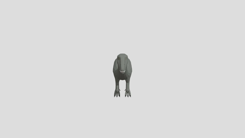 Low Poly Baryonyx
