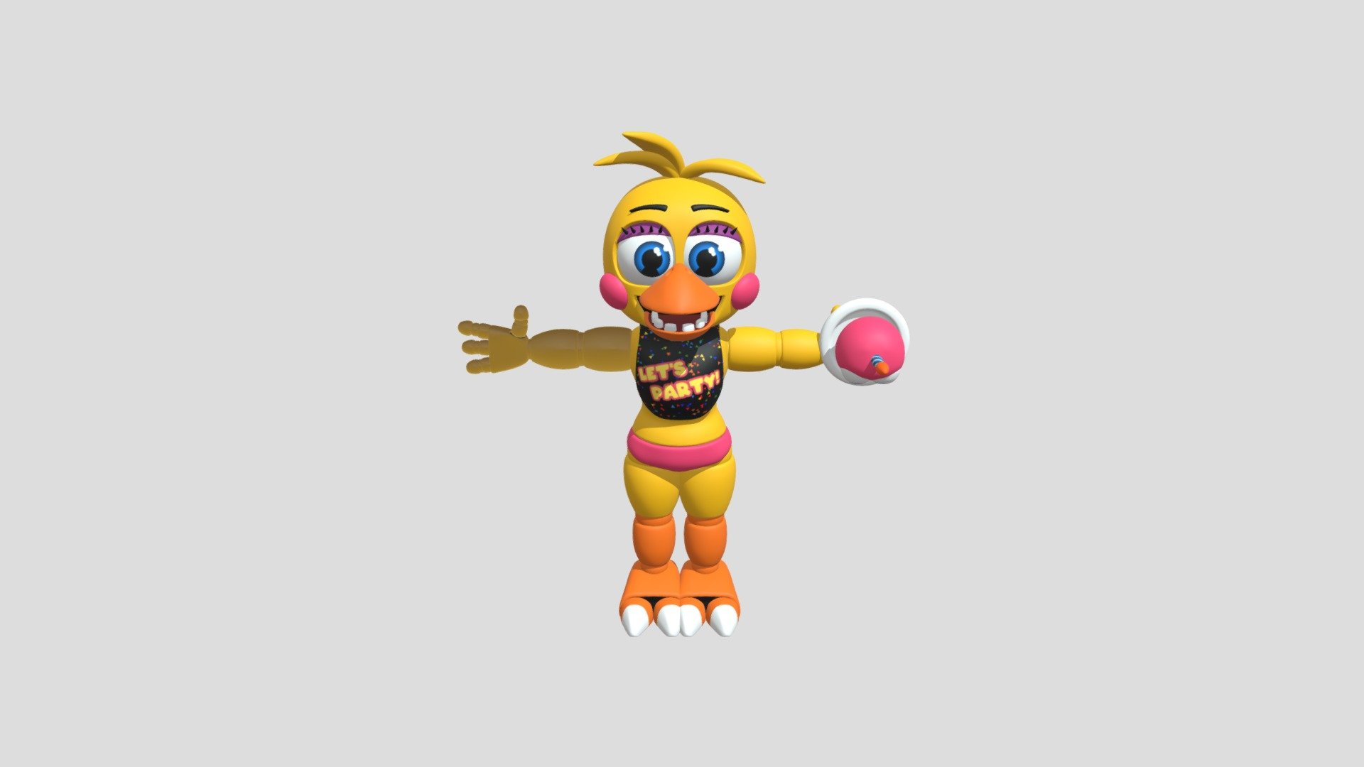 Toy Chica Download Free 3d Model By Limónarts3d Limomarts3d [36d78f8] Sketchfab