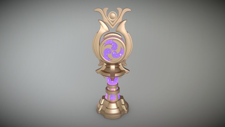 Electro gnosis from Genshin Impact 3D Model