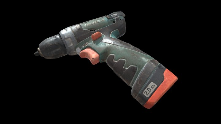 Metabo screwdriver - automatic scan 3D Model