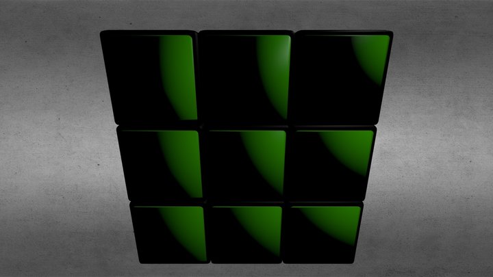 Kostka Rubika / Rubic's Brick 3D Model