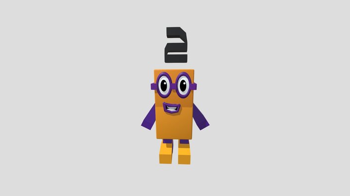 NUMBERBLOCKS 2 3D Model