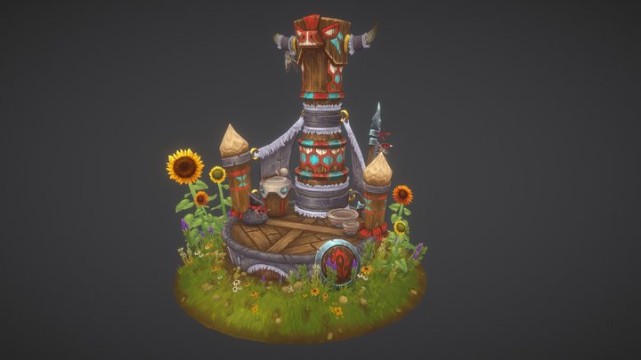 Tauren Totem (WoW Fanart) 3D Model