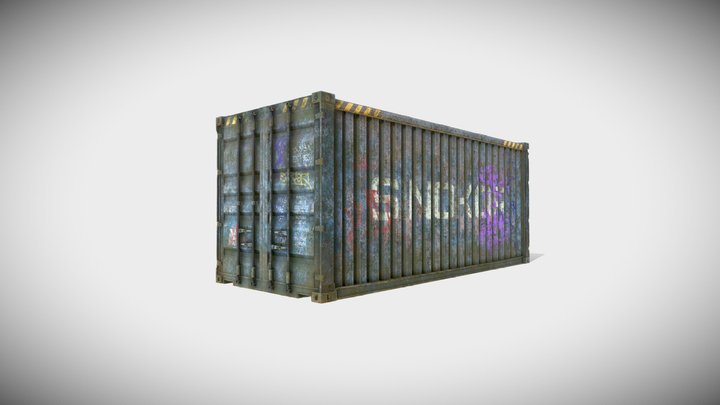 Sea Container / Free on SkechFab 3D Model