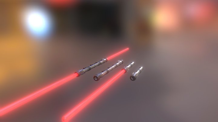 Darth Maul's Lightsaber 3D Model