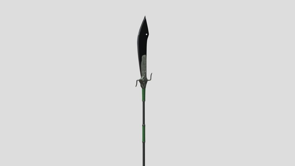 Silver bull glaive