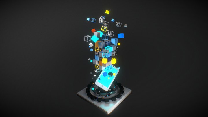 Apps Model 3D Model