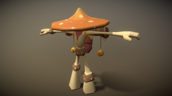 Mushroom Merchant 3D Model