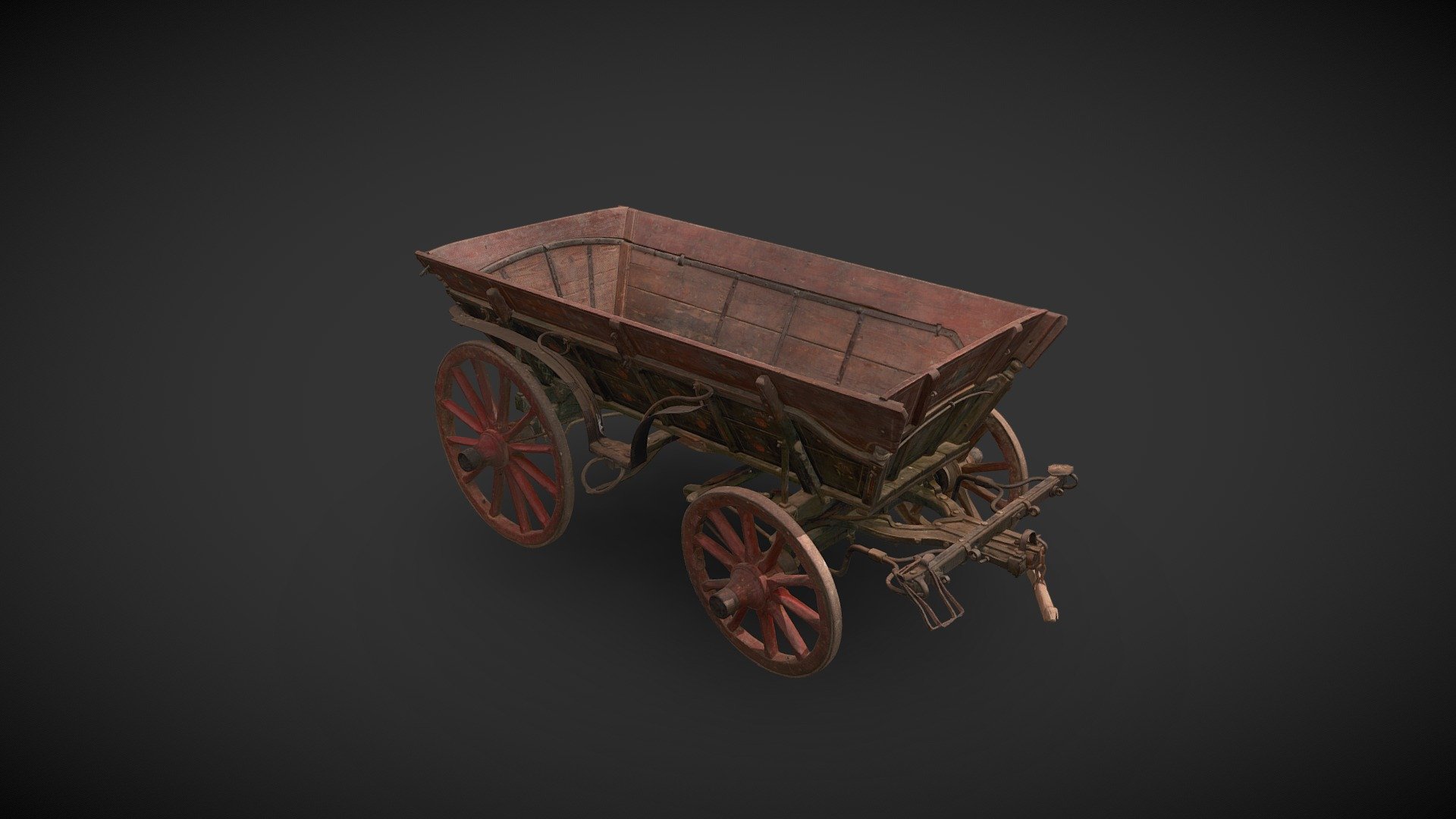 Căruță brăileană — Sketchfab embed 3D viewer