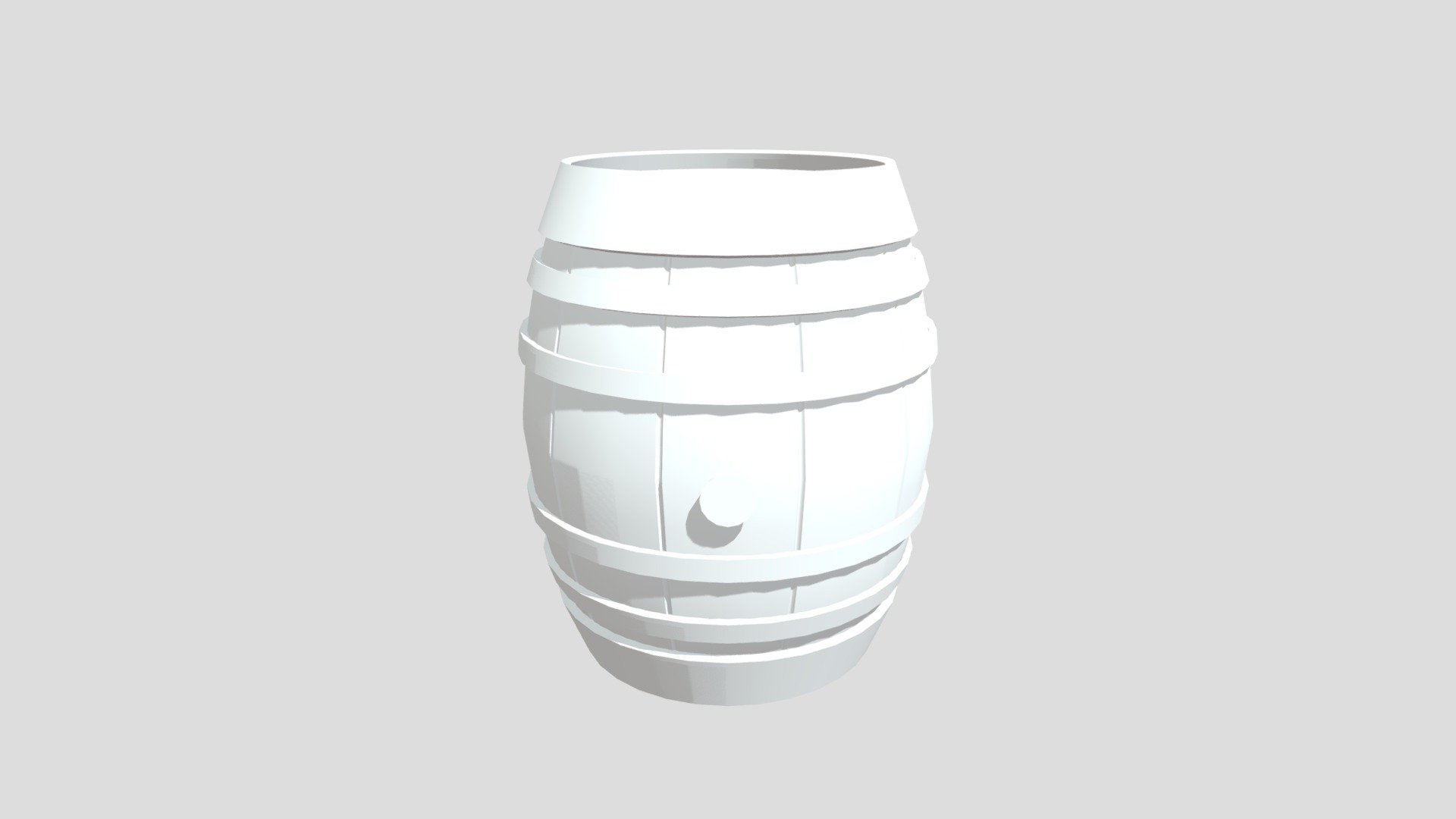 Barrel - 3D model by cjdobbins [36dc498] - Sketchfab