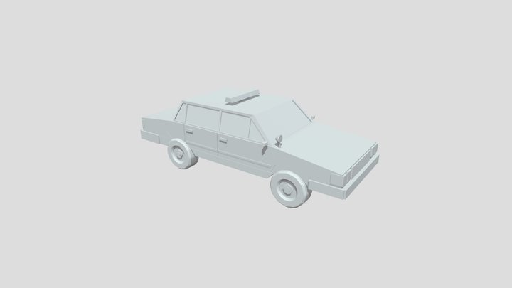 Police Car 3D Model