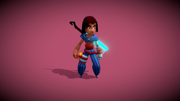 Simple Character 3D Model