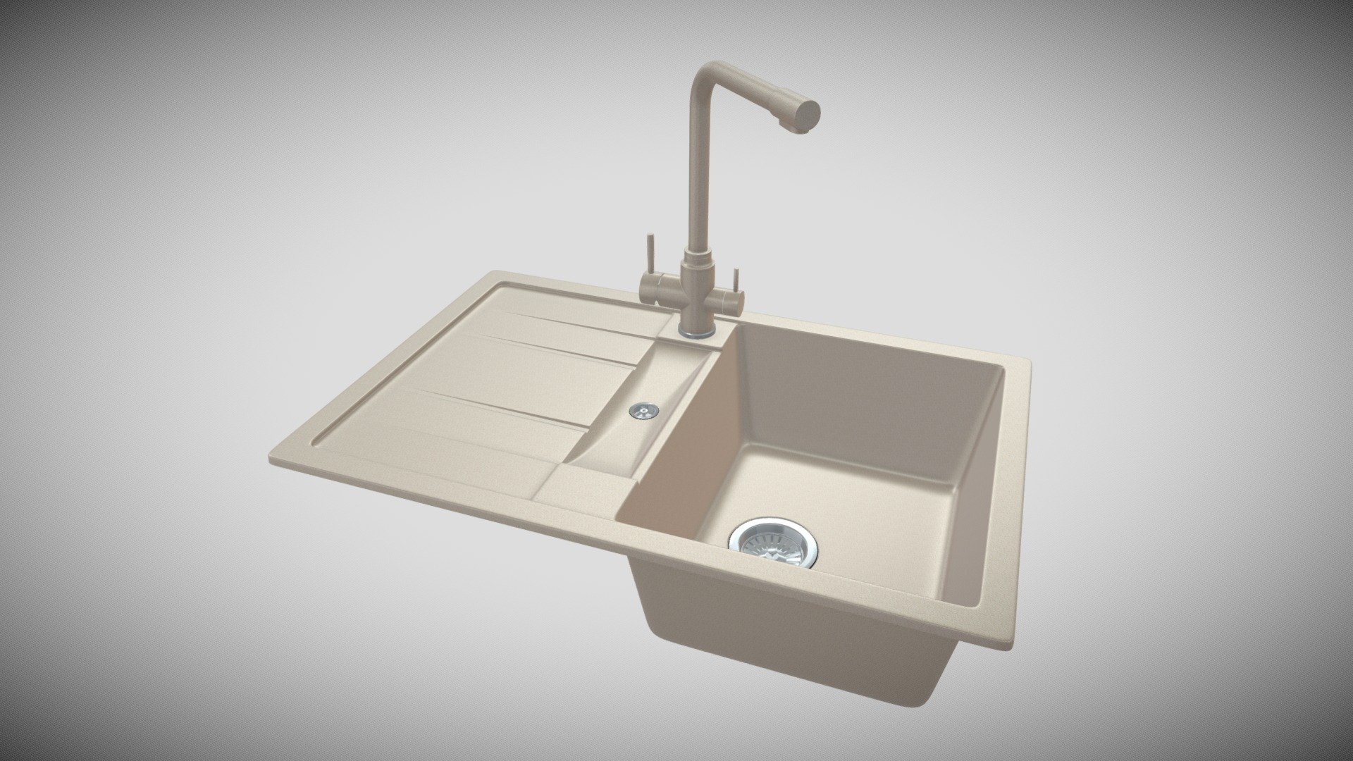 kitchen sink Presto 7850_Safari_Platinum