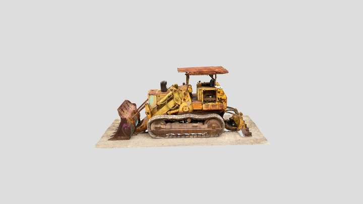 Abandoned Tractor 3D Model