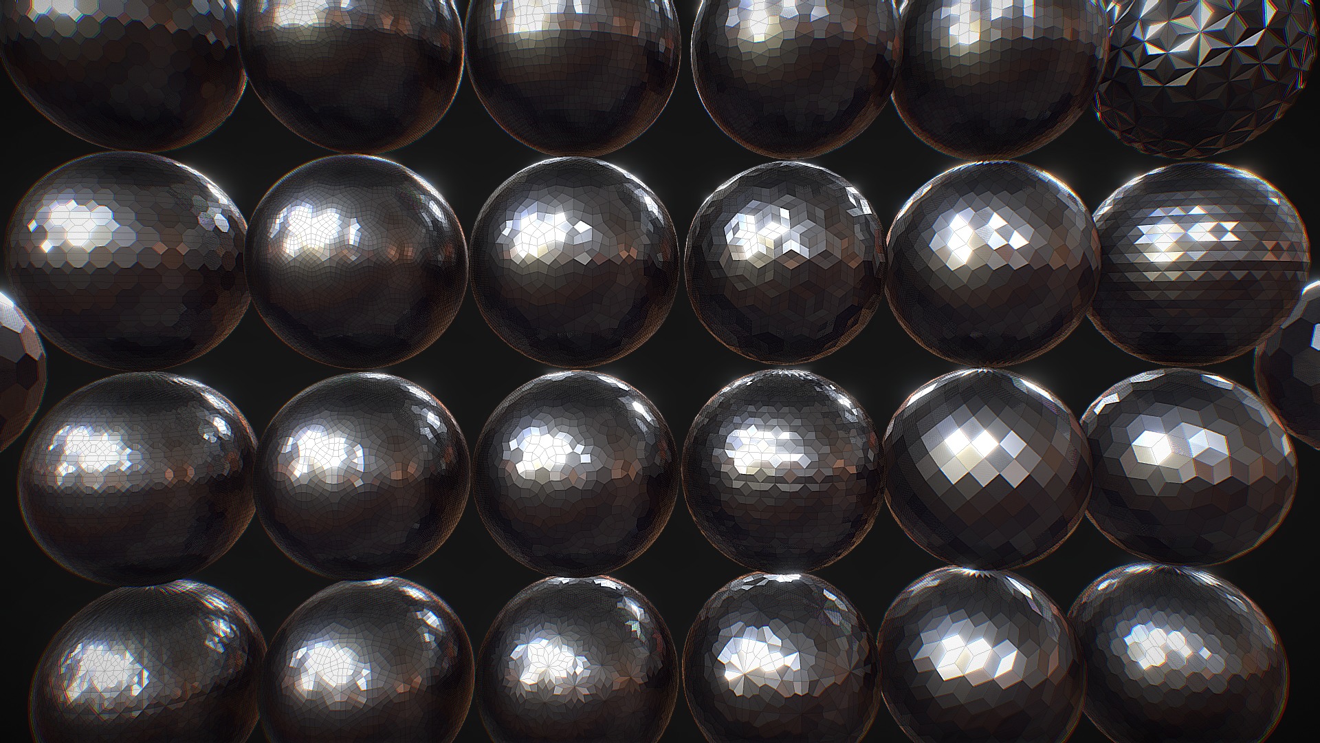 3D model TOPOLOGY SPHERES - This is a 3D model of the TOPOLOGY SPHERES. The 3D model is about a group of shiny balls.
