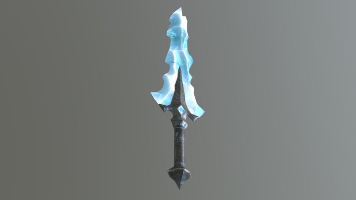 Ice Hearted One-hand Sword - Evolution stage 2 3D Model