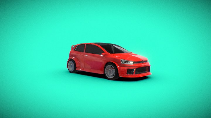 Polo Volkswagen WRC Edition 3D Model