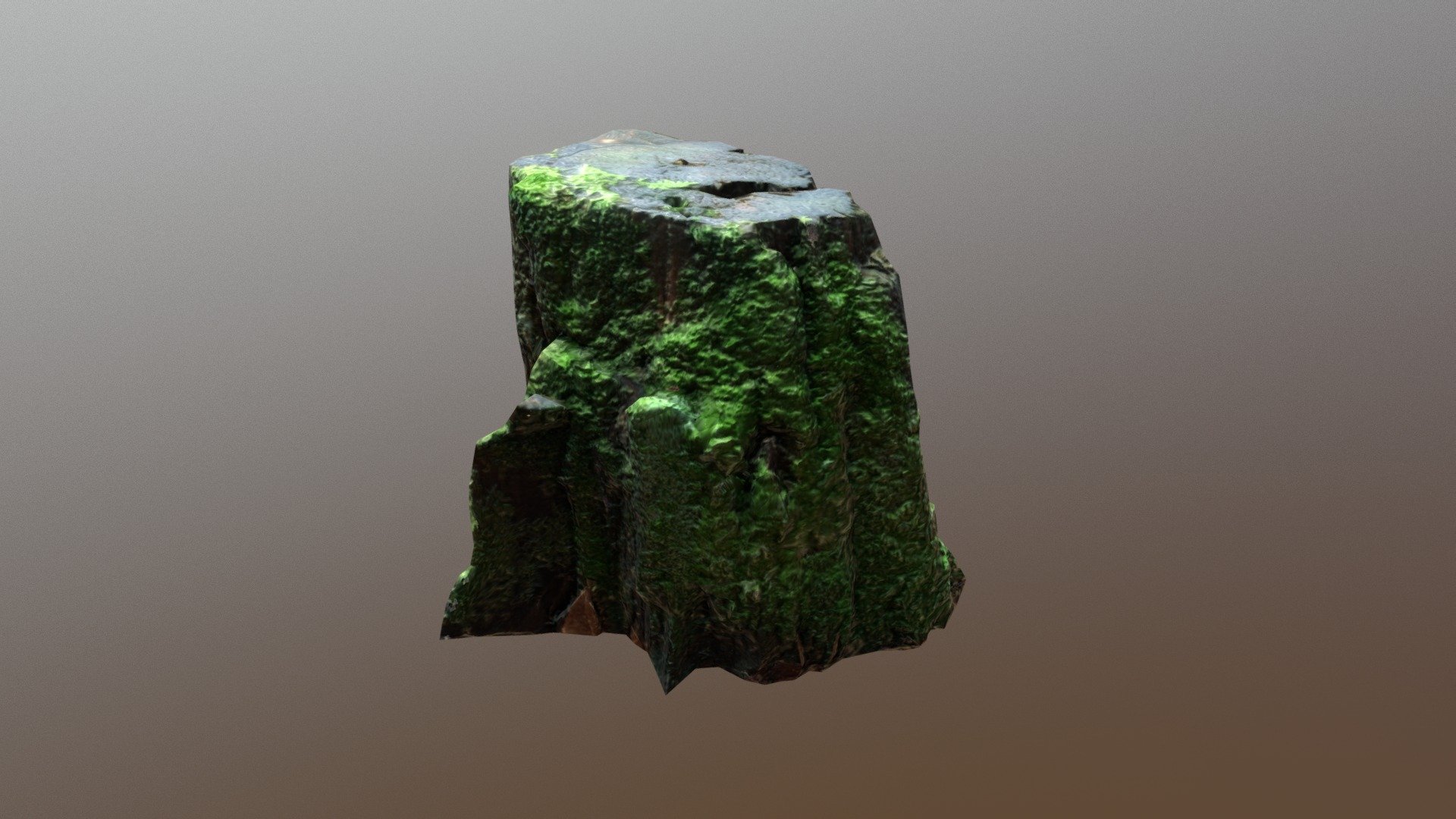 small photoscanned tree stump
