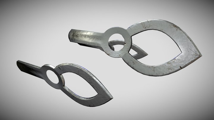 Throwing Knife 3D Model