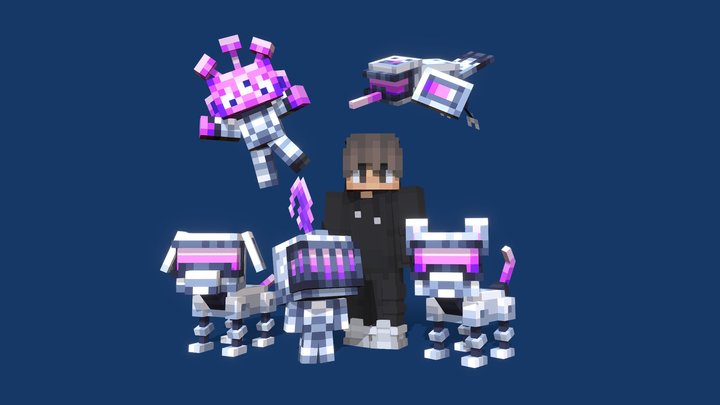 Cyber Pets 3D Model