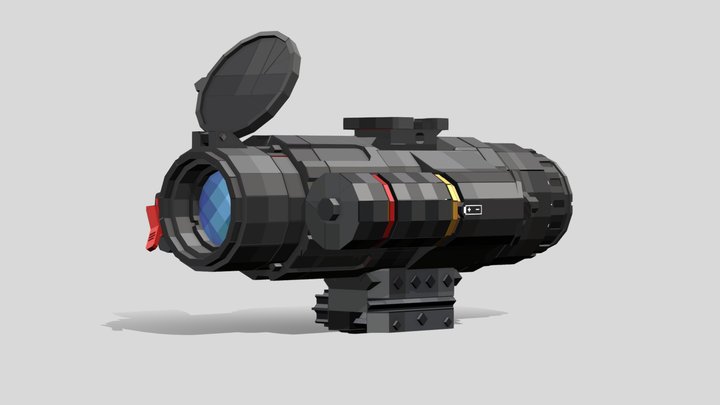 Trijicon REAP-IR (Blockbench) 3D Model