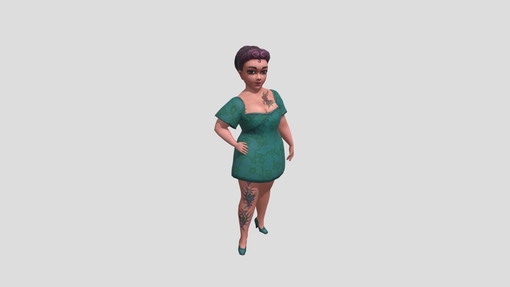 Vintage Style Girl