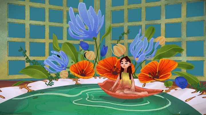Little Tiny or Thumbelina 3D Model