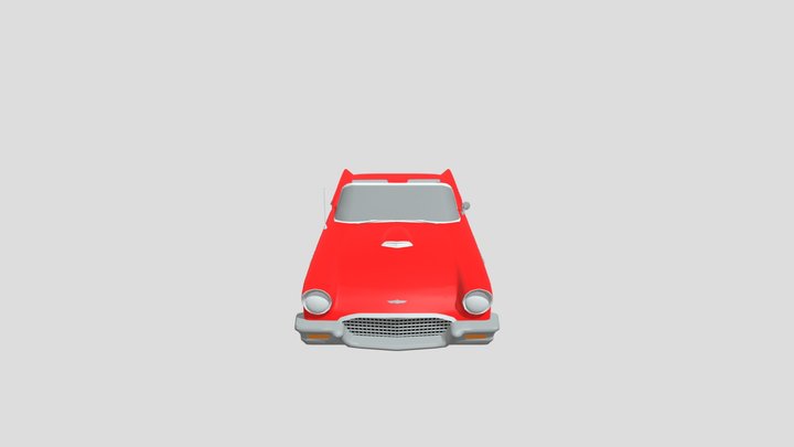 Ford T-Bird 1957 for 3D-printing
