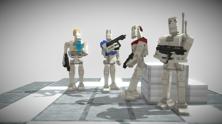 Separatist battledroids 3D Model