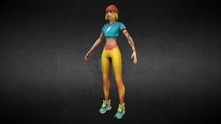 Emi - miniroyale.io - (Rigged) 3D Model