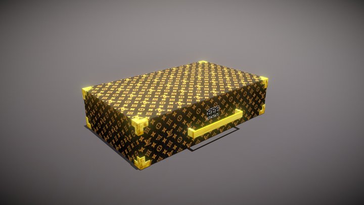 Case LV Low poly | game Low poly Assets 3D Model