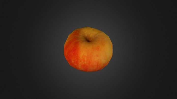 Lowpoly Apple | 256 Tris | 130 Verts 3D Model