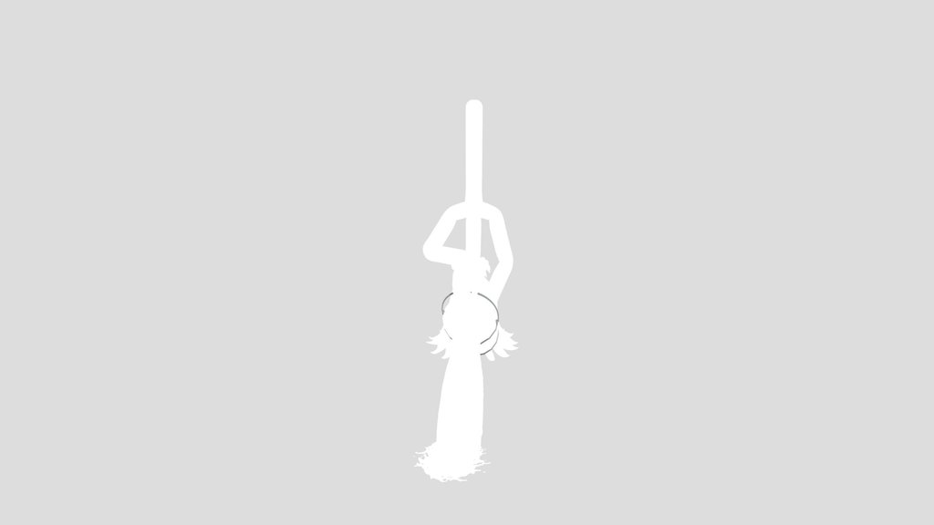 Cartoon Broom Pours Water