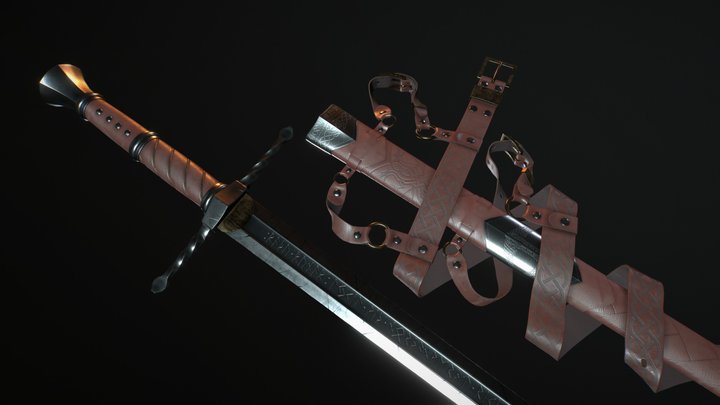 Longsword 3D Model