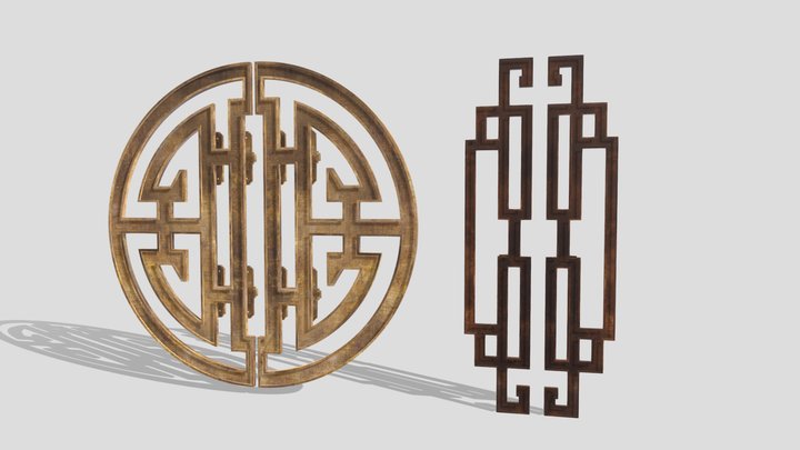 Chinese_ Handles 3D Model