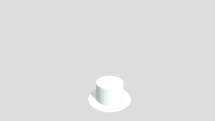 A well, Sorta made Top Hat. 3D Model