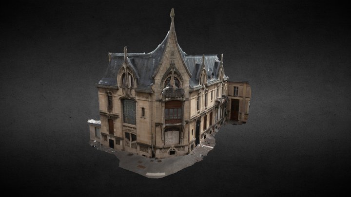 Villa Bergeret, Nancy, France 3D Model