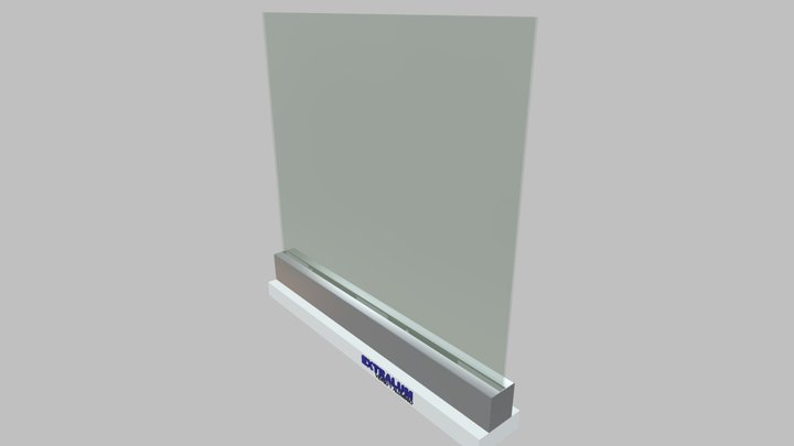 Barandal Pesado Plus Rectangular de EXTRALUM 3D Model