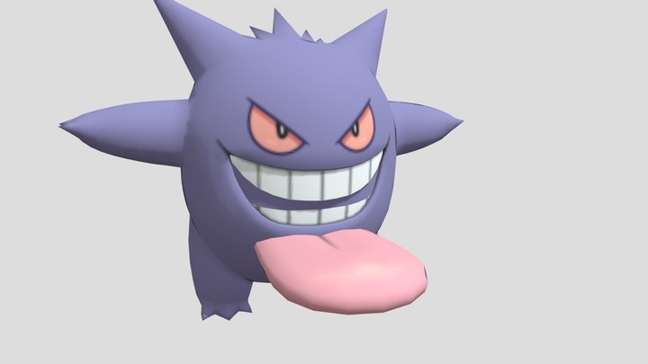 Gengar 3D Model